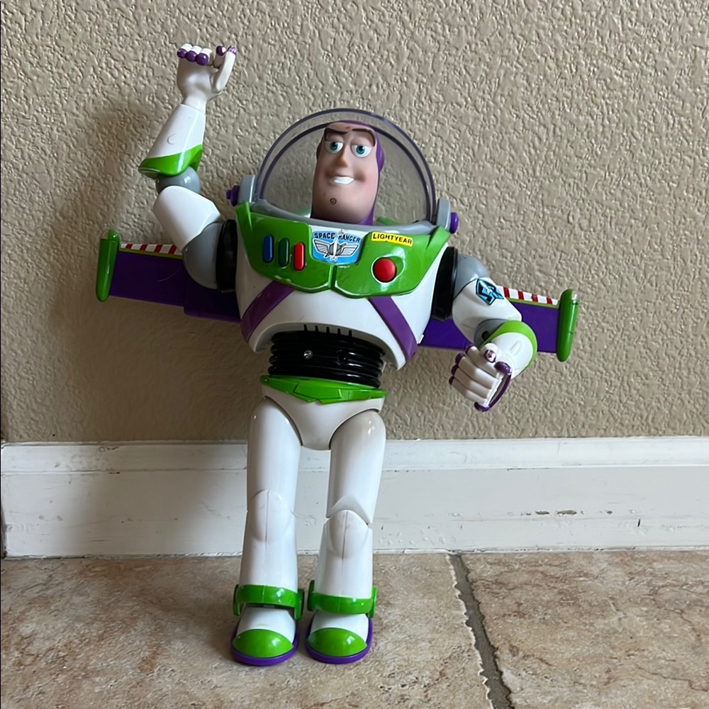 Buzz Lightyear Action Figure - White, Green, Purple